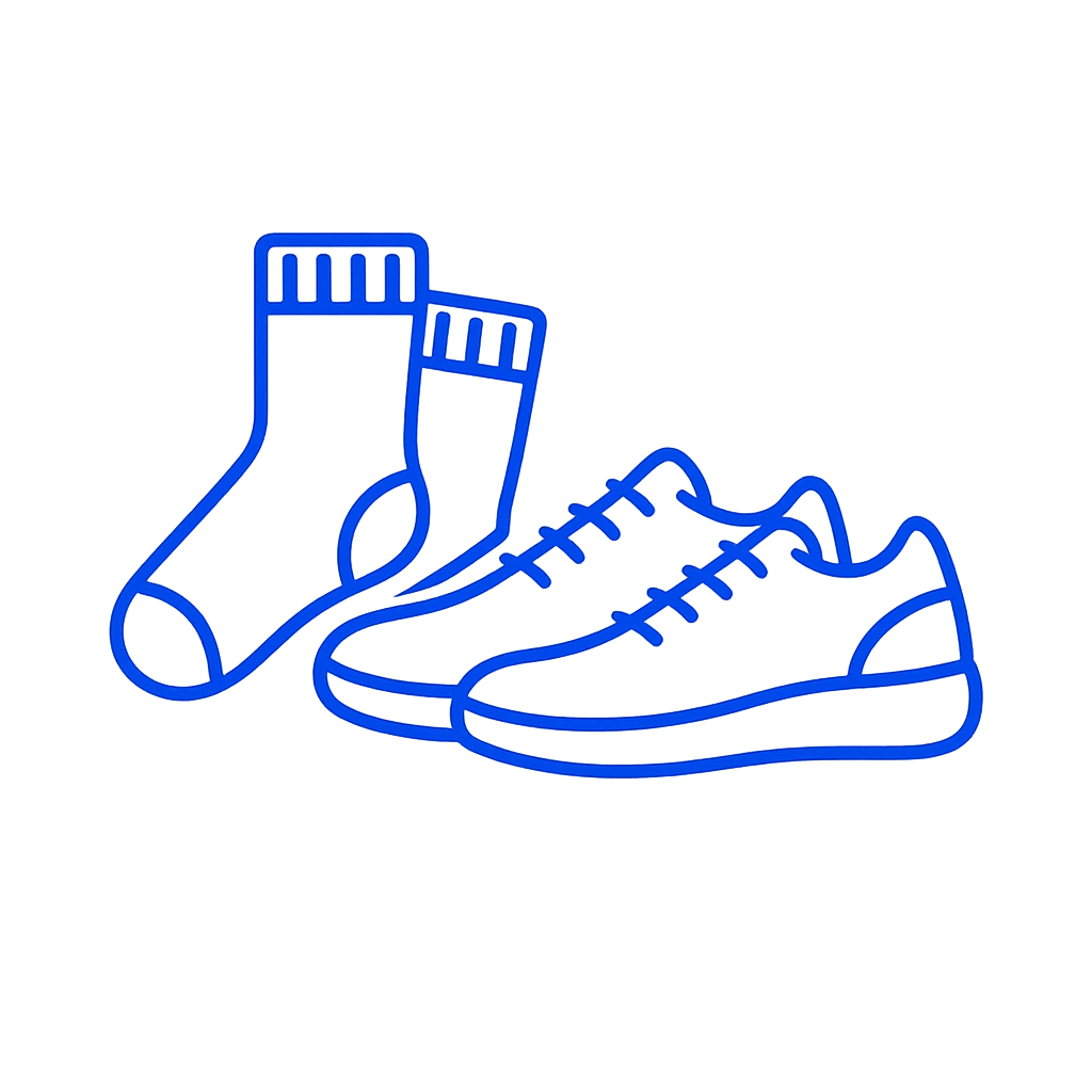 Socks and shoes